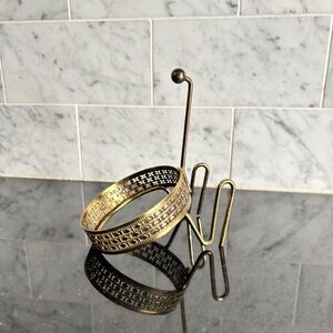 Vintage 1960s Mid Century Metal Anchor Hocking Chip and Dip Bracket Replacement